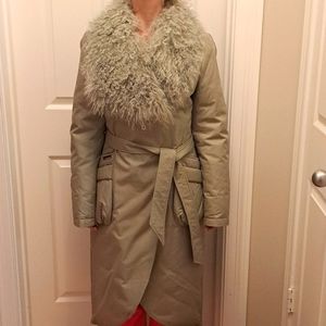 Winter coat with Lamb colar